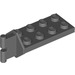 LEGO Donker Steengrijs Scharnier Plaat 2 x 4 met Articulated Joint - Male (3639)