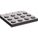 LEGO Dark Stone Gray Hinge Plate 4 x 4 Vehicle Roof (4213)