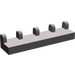 LEGO Dark Stone Gray Hinge Tile 1 x 4 (4625)