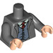 LEGO Dark Stone Gray Jacob Kowalski Minifig Torso (973 / 88585)