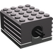 LEGO Dark Stone Gray Large Technic Motor 9V (2838)