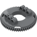 LEGO Dark Stone Gray Large Turntable Top with Toothed Edge (18938 / 88738)