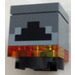 LEGO Ciemny kamienny szary Minecraft Furnace