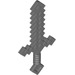 LEGO Dunkles Steingrau Minecraft Schwert (18787)