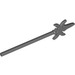 LEGO Dark Stone Gray Minifig Spear with Four Side Blades (43899)