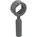 LEGO Dark Stone Gray Minifig Tool Box Wrench 6 Rib Handle