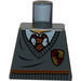 LEGO Gris Pierre Foncé Minifigurine Torse sans bras avec Gryffindor Pull-over et Tie (973)