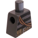 LEGO Gris pierre foncé Minifig Torse sans bras avec Rayures, Lockpick, et Rope (973)