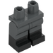 LEGO Dark Stone Gray Minifigure Hips and Legs with Black Boots (21019 / 77601)