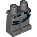 LEGO Dunkles Steingrau Minifigure Hüften und Beine mit Dekoration (3815 / 21621)