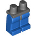 LEGO Gris pierre foncé Minifigure Les hanches avec Bleu Jambes (73200 / 88584)