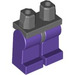 LEGO Donker Steengrijs Minifigure Heupen met Dark Purple Poten (73200 / 88584)