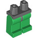 LEGO Dunkles Steingrau Minifigure Hüften mit Green Beine (30464 / 73200)