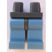 LEGO Donker Steengrijs Minifigure Heupen met Medium Blauw Poten (3815 / 73200)