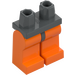 LEGO Dunkles Steingrau Minifigur Hüften mit Orange Beine (3815 / 73200)