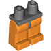 LEGO Donker Steengrijs Minifigure Heupen met Orange Poten (3815 / 73200)