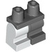 LEGO Dunkles Steingrau Minifigure Medium Beine mit Recht Bein im Plaster Cast (37364 / 107007)