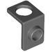 LEGO Dark Stone Gray Neck Bracket with Stud with Thinner Back Wall (42446)