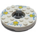 LEGO Dunkles Steingrau Ninjago Spinner mit Gelb Faces (92547)