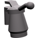 LEGO Dark Stone Gray Oil Can (Smooth Handle)