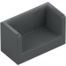 LEGO Dark Stone Gray Panel 1 x 2 x 1 with Closed Corners (23969 / 35391)