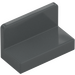 LEGO Dark Stone Gray Panel 1 x 2 x 1 with Rounded Corners (4865 / 26169)