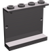 LEGO Dunkles Steingrau Panel 1 x 4 x 3 ohne seitliche Stützen, hohle Bolzen (4215 / 30007)