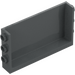 LEGO Dark Stone Gray Panel 1 x 6 x 3 with Side Studs (98280)