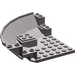 LEGO Dark Stone Gray Panel 10 x 10 x 2.3 Inverted Corner Quarter (30201)