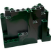 LEGO Dunkles Steingrau Panel 4 x 10 x 6 Felsen Rectangular mit Green Marbling (6082 / 60052)