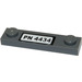 LEGO Dark Stone Gray Plate 1 x 4 with Two Studs with &quot;PN 4434&quot; Sticker without Groove (92593)