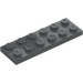 LEGO Dark Stone Gray Plate 2 x 6 (3795)