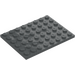 LEGO Dark Stone Gray Plate 6 x 8 (3036)