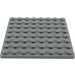 LEGO Gris pierre foncé assiette 8 x 8 (41539 / 42534)