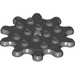 LEGO Dark Stone Gray Plate Round 4 x 4 with 10 Gear Teeth (35443)