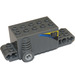 LEGO Dark Stone Gray Pullback Motor 4 x 8 x 2.33 with &#039;18&#039;, Blue Line (Both Sides) Sticker (47715)