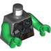 LEGO Dark Stone Gray Raphael - with Armor Minifig Torso (973 / 76382)