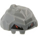 LEGO Dark Stone Gray Rock Monster Minifigure Head (64785)
