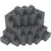 LEGO Dunkles Steingrau Felsen Panel (23996)