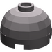 LEGO Dark Stone Gray Round Brick 2 x 2 Dome Top (Undetermined Stud)