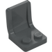 LEGO Dark Stone Gray Seat 2 x 2 with Sprue Mark in Seat (4079)