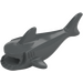 LEGO Dark Stone Gray Shark Body with Gills (14518)