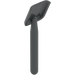 LEGO Dark Stone Gray Shovel (Round Stem End) (3837)