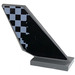 LEGO Dark Stone Gray Shuttle Tail 2 x 6 x 4 with chequered pattern on both sides Sticker (6239)