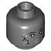 LEGO Dark Stone Gray Silent Mary Masthead Minifigure Head (Recessed Solid Stud) (3626 / 34072)