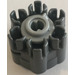 LEGO Dark Stone Gray Six Shooter Assembly with Medium Stone Trigger