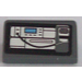 LEGO Dark Stone Gray Slope 1 x 2 (31°) with Dashboard and CB Radio Sticker (85984)