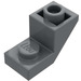 LEGO Dark Stone Gray Slope 1 x 2 (45°) Inverted with Plate (2310)