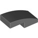 LEGO Dark Stone Gray Slope 1 x 2 Curved (3593 / 11477)