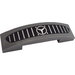 LEGO Dark Stone Gray Slope 1 x 4 Curved Double with Grille with Mercedes Emblem Sticker (93273)